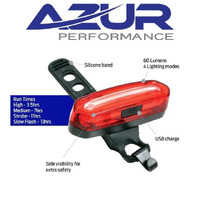 Tail Light Rear Azur USB Pro 60 Lumens Tail Light Rear Azur USB Pro 60 Lumens