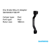 Disc Brake Mount Adaptor Shimano 180mm SM-MA-F180P/PC Caliper: Post F/Fork: Post Front
