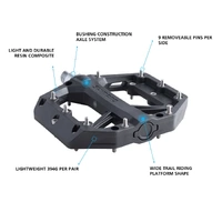 Pedals Shimano GR400 Flat Platform Black w/o Reflector