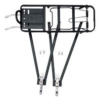Carrier Rear Alloy Foldable For Size: 26"-28" Adjustable Black