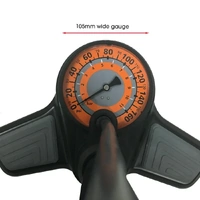 Bike Pump Floor Hp Steel 160 Psi W/Jumbo Gauge Universal Clever Pump Head 