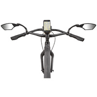 Bicycle Mirror Spy Space Anti Glare Adjustable Left Hand Handlebar Fit
