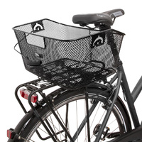 Wire Bike Basket Suit Rear Carrier Clamp Attachment with Handle Wire Bike Basket Suit Rear Carrier Clamp Attachment with Handle