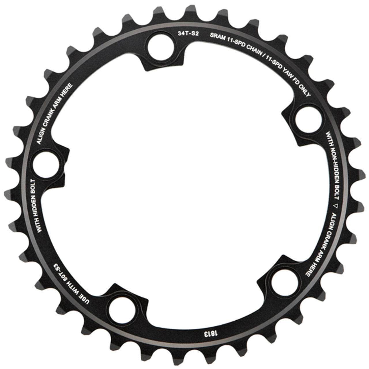 Chainring SRAM Red 11-Speed 34T Yaw Chainring SRAM Red 11-Speed 34T Yaw