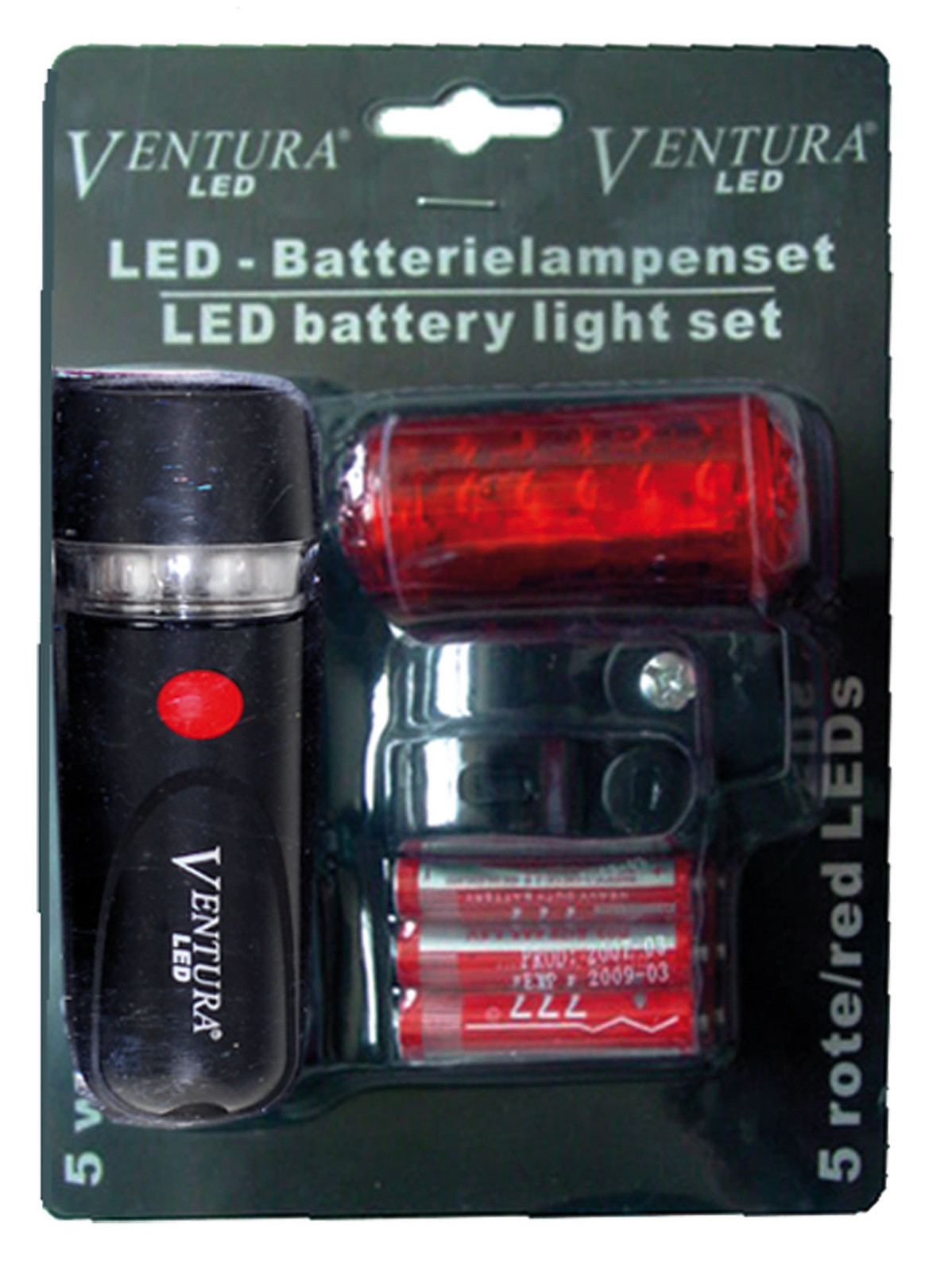  M-Wave Headlight 5 Led And Taillight 5 Led   M-Wave Headlight 5 Led And Taillight 5 Led 