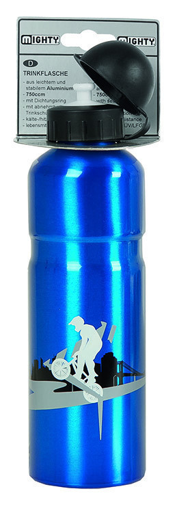  Waterbottle Alloy 750Ml With Blue Prints  Waterbottle Alloy 750Ml With Blue Prints