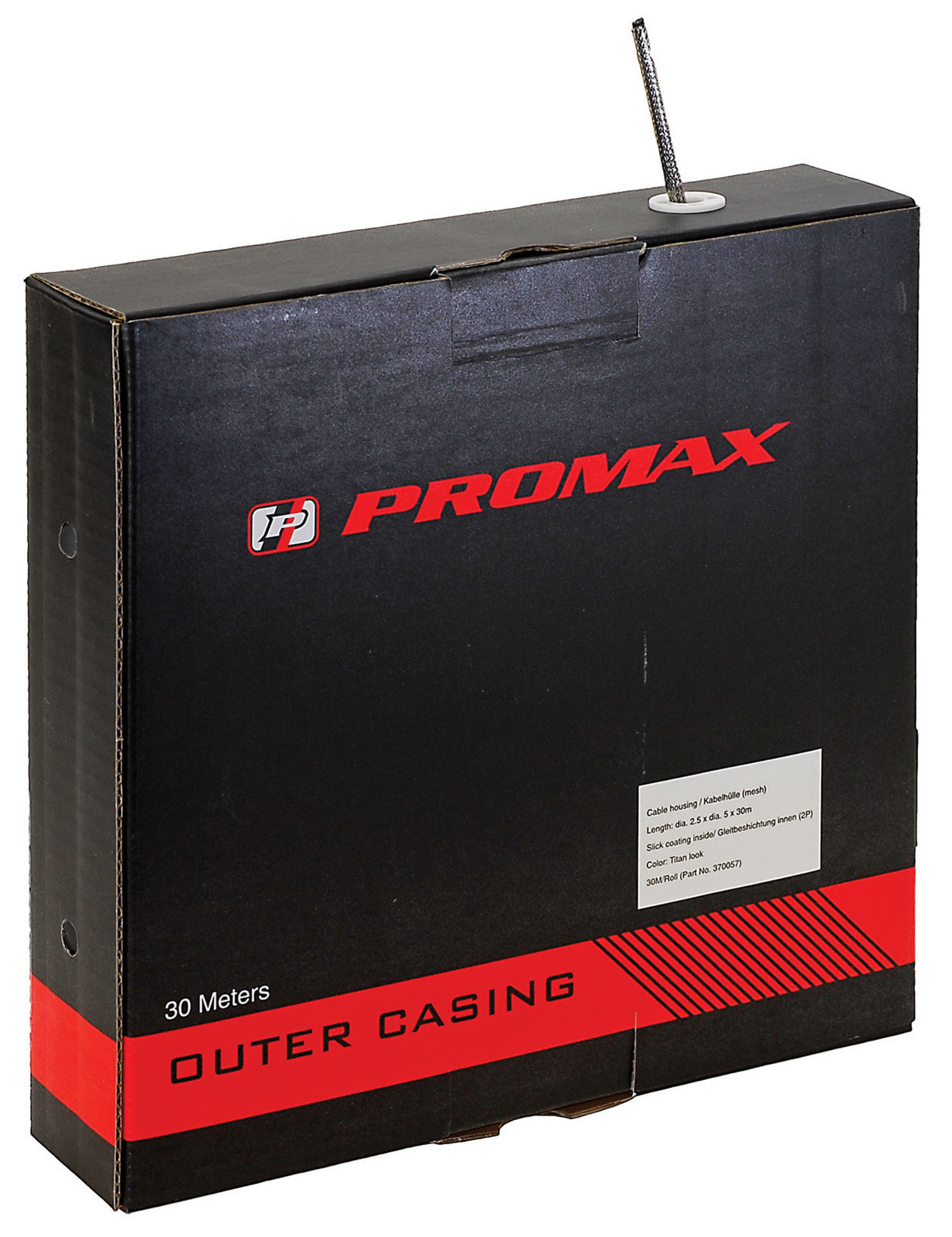  Promax Outer Casing For Brake Cables 2P Teflon For 1.6-2.0MM Brake 30M Roll In Display Box.  Promax Outer Casing For Brake Cables 2P Teflon For 1.6-2.0MM Brake 30M Roll In Display Box.