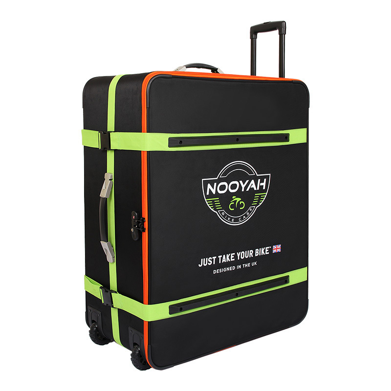 Nooyah hard case with trolley and roller for 1820inches foldable bikes