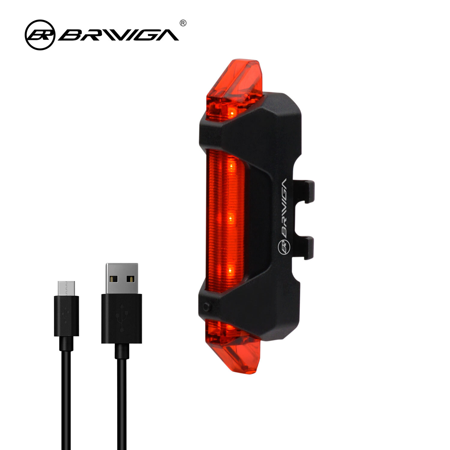 Bicycle RearLight USB Rechargeable 4 Different Flash Modes Waterproof Bicycle RearLight USB Rechargeable 4 Different Flash Modes Waterproof
