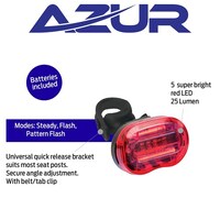 Headlight AZUR Burst Taillight AAA Battery 25 Lumens