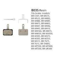 Shimano Disc Brake Pads BR-MT400 B03S Resin (1 Pair)