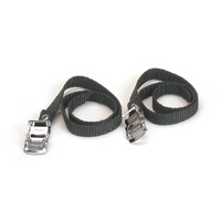 Toe Straps Nylon Black 450mm Pair