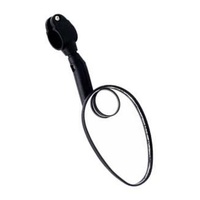 Bicycle Mirror Oval, Convex Mirror Glass, Clamp Mounting