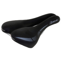 Velo Saddle Wide Channel Black 270 mm X 175 mm  330 Grams