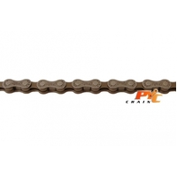 General Bicycle Chain 1/2X3/32X116L W/Quick Connector CT830, Dark Silver/Brown, 7-14-21sp