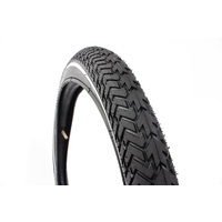 KHE MVP BMX Bike Tyre Street 20" x 2.30" Black with White Pinline