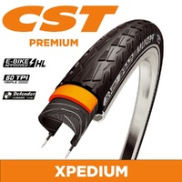CST Tyre Xpedium - 700 x 32 - Wire 60 TPI Single Compound - Defender Rebound 3mm - Reflective Strip