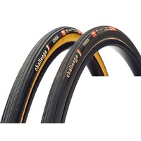 Challenge Strada Folding Tire - Pro TLR Black/Tan 700x27C 300TPl PPS SuperPoly