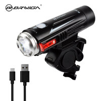 Bicycle Headlight USB Rechargeable Built-In Li-Poly Battery IP65 Waterproof