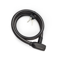  Bike Lock Cable 15Mmx850Mm With Two Keys Bulk Packed In Polybag