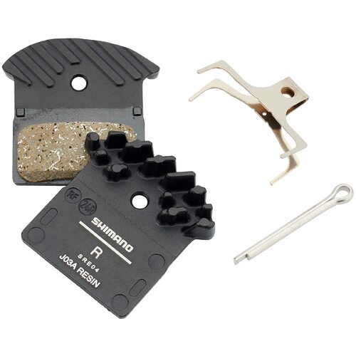 Shimano Disc Brake Pads J03A Resin with Fins (1 Pair) Shimano Disc Brake Pads J03A Resin with Fins (1 Pair)