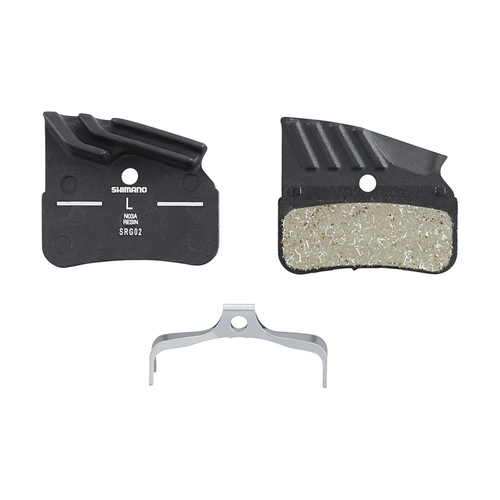 Shimano Disc Brake Pads N03A-RF Resin With Fins (1 Pair) Shimano Disc Brake Pads N03A-RF Resin With Fins (1 Pair)