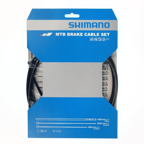 Brake Cable Set Shimano MTB Black Brake Cable Set Shimano MTB Black