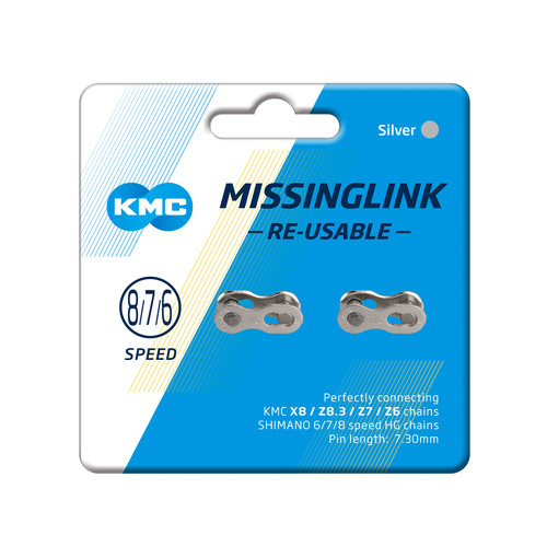 Chain Joining Link KMC 6/7/8-Speed (Pack Of 2) Chain Joining Link KMC 6/7/8-Speed (Pack Of 2)