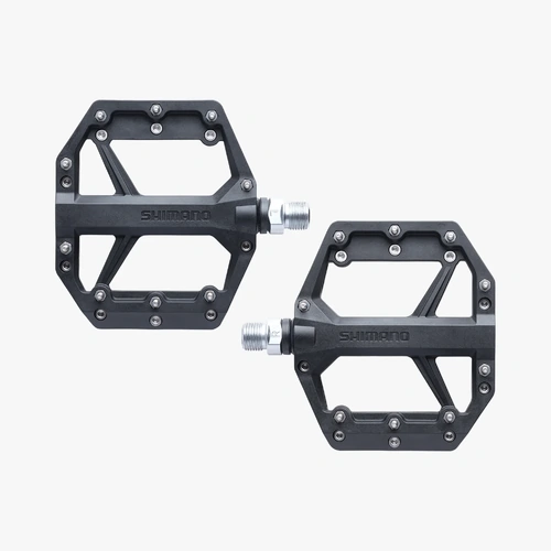 Shimano PD-GR400 Flat Platform Pedals – Black Pedals Shimano GR400 Flat Platform Black w/o Reflector