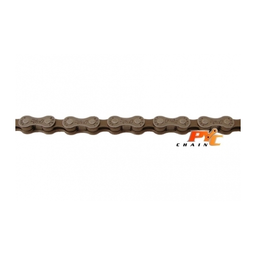 General Bicycle Chain 1/2X3/32X116L W/Quick Connector CT830, Dark Silver/Brown, 7-14-21sp
