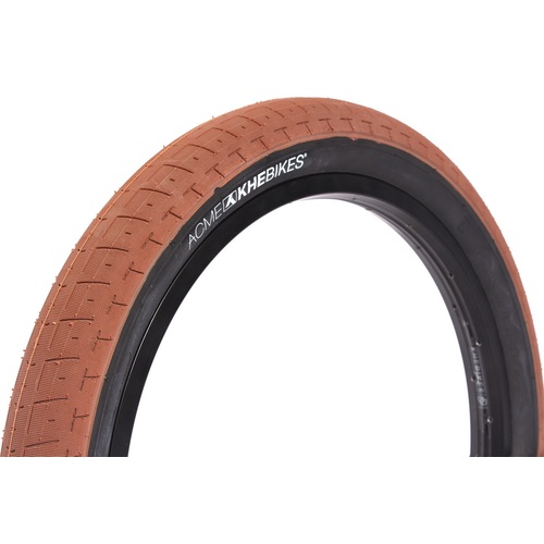 KHE BMX Bike Tyre ACME, 20" x 2.40", Brown-Black Sidewall  KHE BMX Bike Tyre ACME, 20" x 2.40", Brown-Black Sidewall 