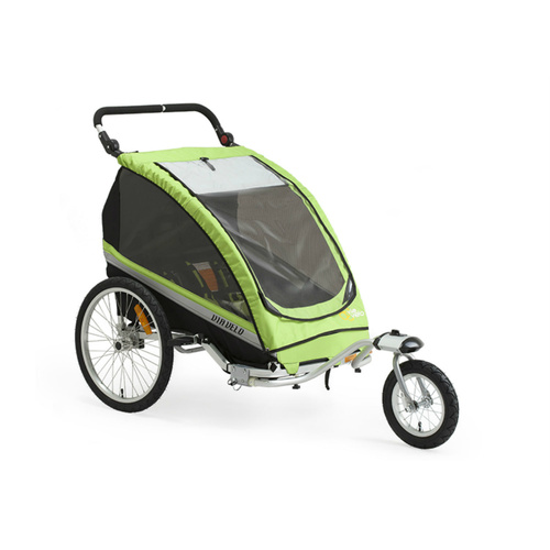 Via Velo 3-In-1 Baby Kids Bike Trailer/jogger for kids with Bike Attachment 