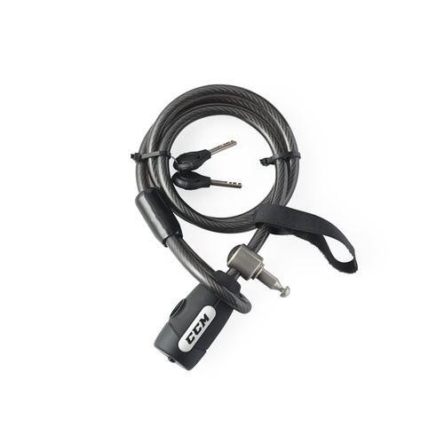  Bicycle Cable Loop Key Lock 1.25M x 10MM Patented Loop Lock Design CCM Brand