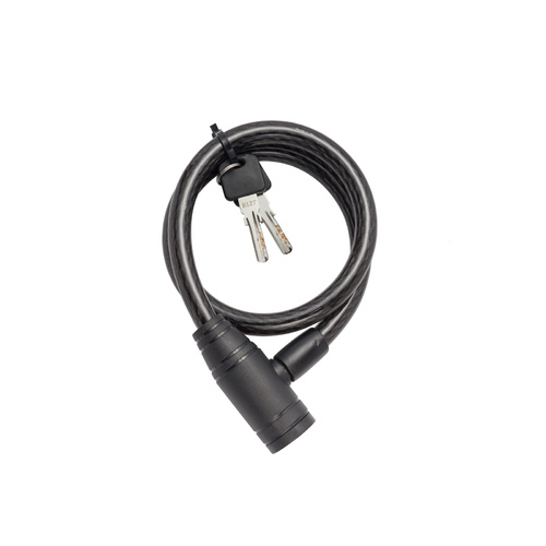 Bike Cable Lock 12Mmx650Mm With Two Keys Bulk Packed In Polybag