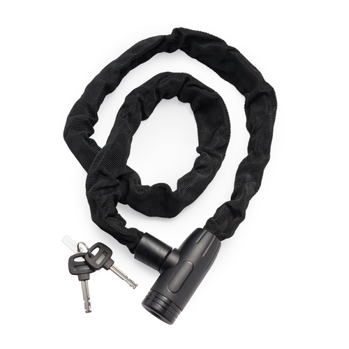  Bike Lock Chain 6Mmx1200Mm With Two Keys Bulk Packed In Polybag