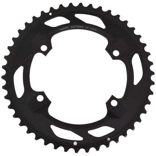 Shimano Outer Chainring FC-RX600 10s 110mm-PCD 46T Black Shimano Outer Chainring FC-RX600 10s 110mm-PCD 46T Black